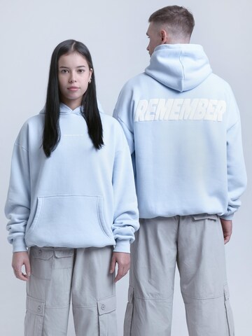 Remember you will die Sweatshirt 'Remember' in Blue