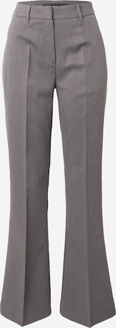 VERO MODA Flared Pants 'BEATE' in Grey: front