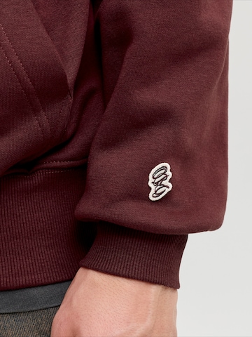 JACK & JONES Mikina 'JORFREDERIKSBERG' - Hnedá