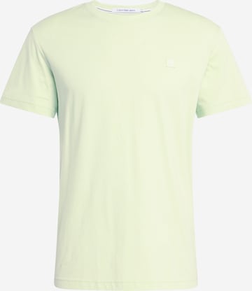 T-Shirt Calvin Klein Jeans en vert : devant