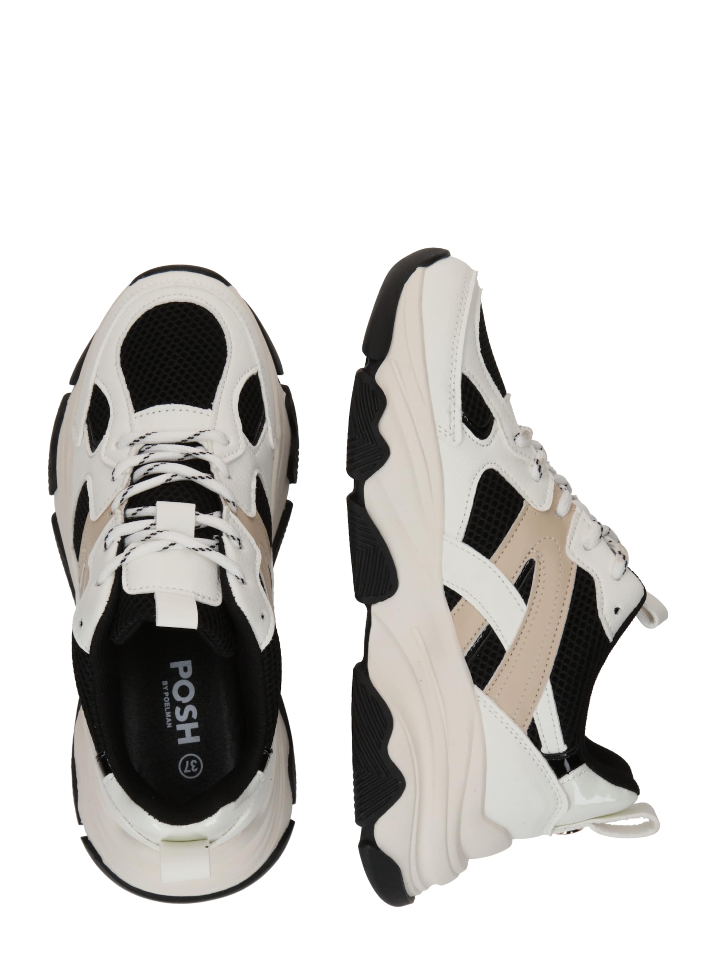 PS Poelman Σνίκερ χαμηλό σε λευκό