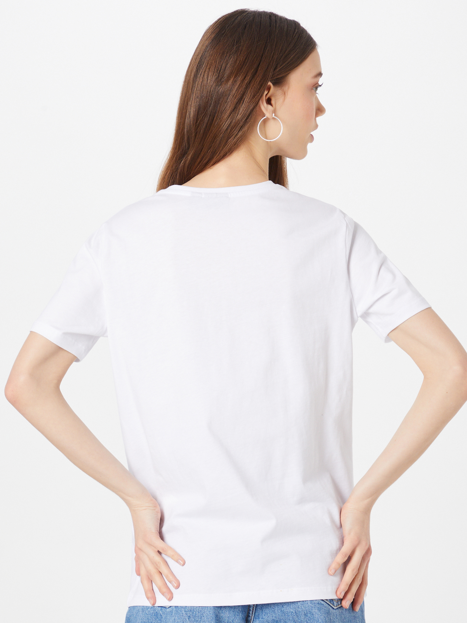 PIECES T-Shirt JOLLY in Weiß 