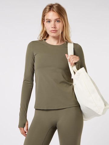 YO-GAYA Sporttop 'Long Sleeve Top' in Groen