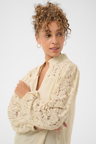 Cream Blouse 'Liselin' in Beige