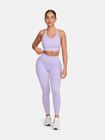 GOLD´S GYM APPAREL Skinny Leggings 'GOLDIE' in Purple