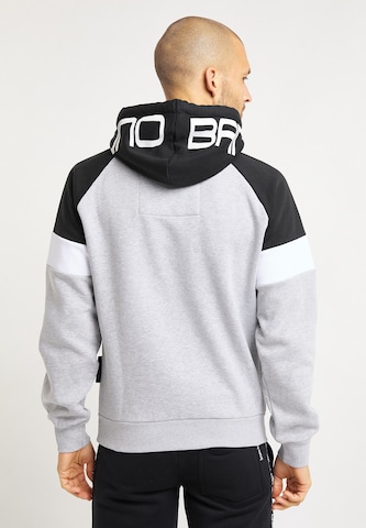 BRUNO BANANI Sweatshirt 'Jordan' in Grijs