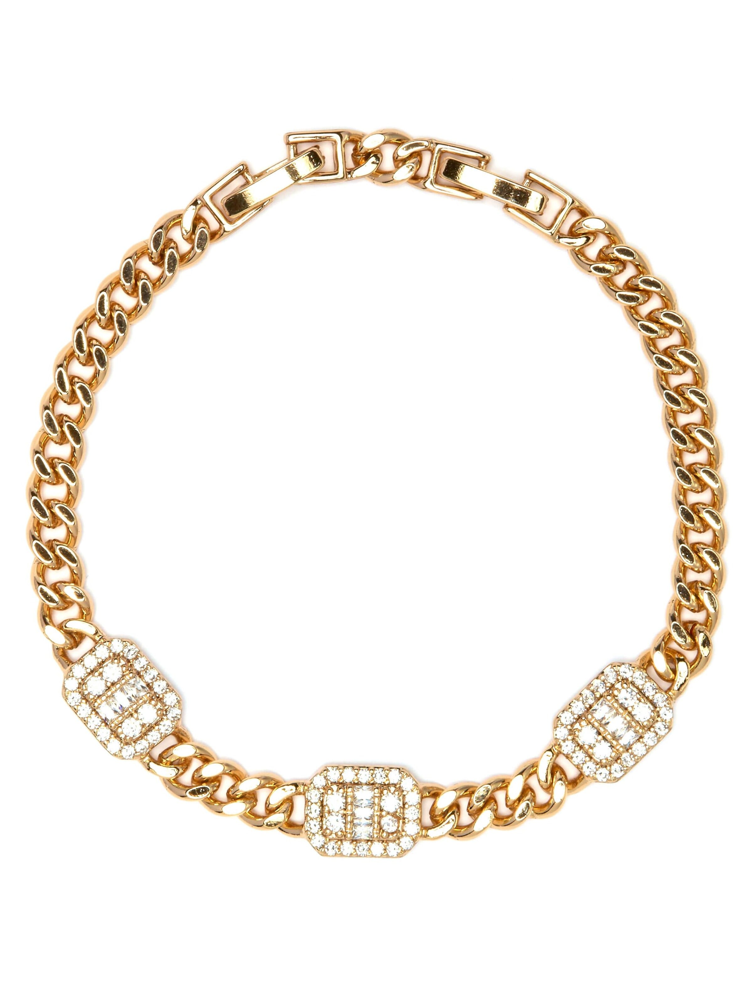 Braccialetto 'Syos' di Luxenter in oro: frontale