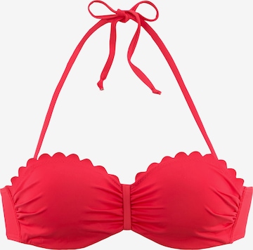 LASCANA Bikini zgornji del | rdeča barva: sprednja stran
