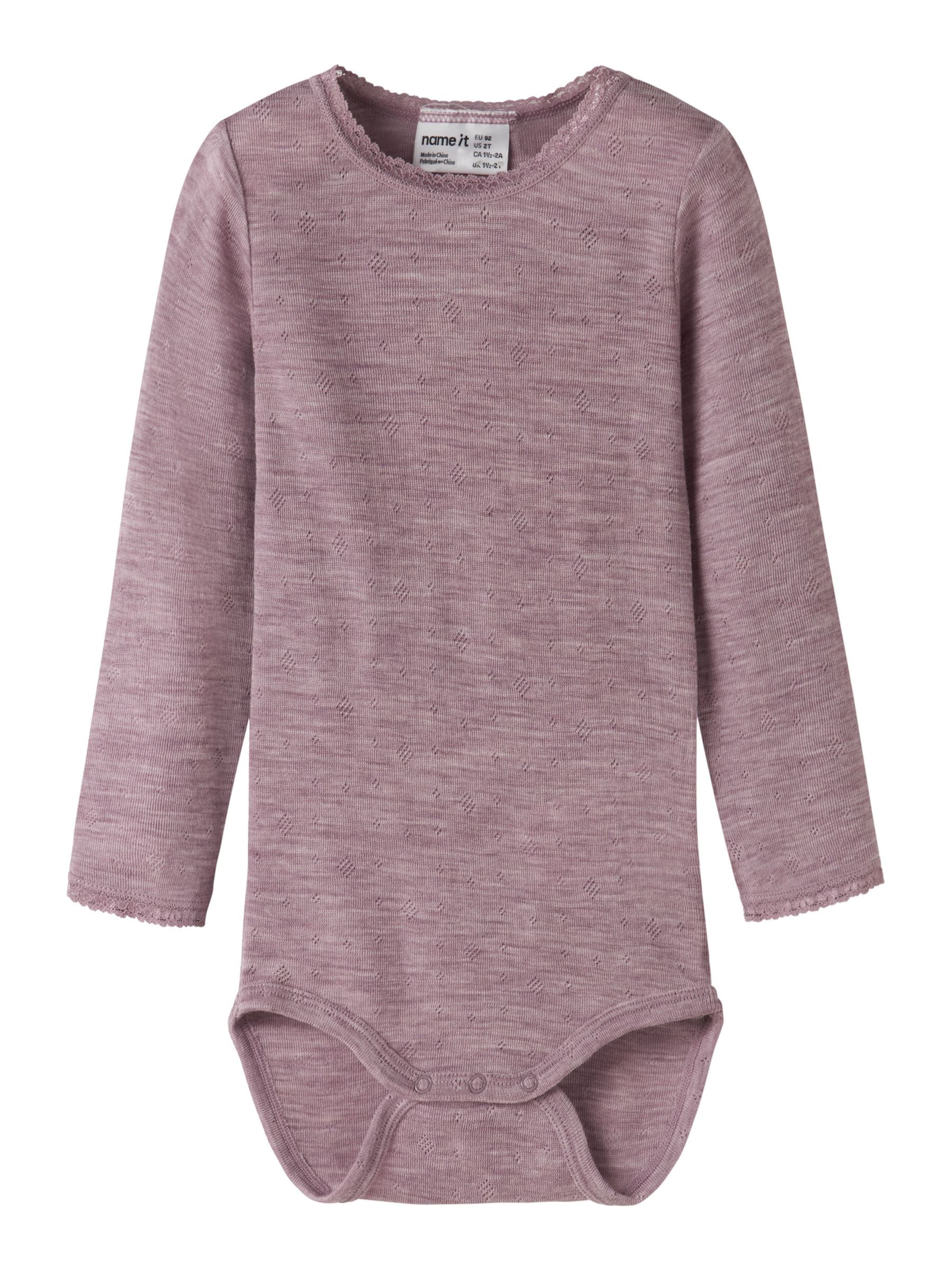 NAME IT Romper/bodysuit 'NMFWang' in Purple: front