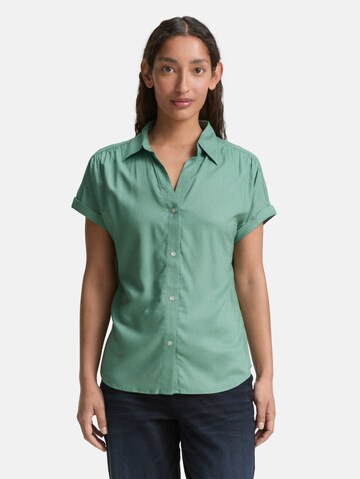 TOM TAILOR Bluse in Grün: Vorderseite