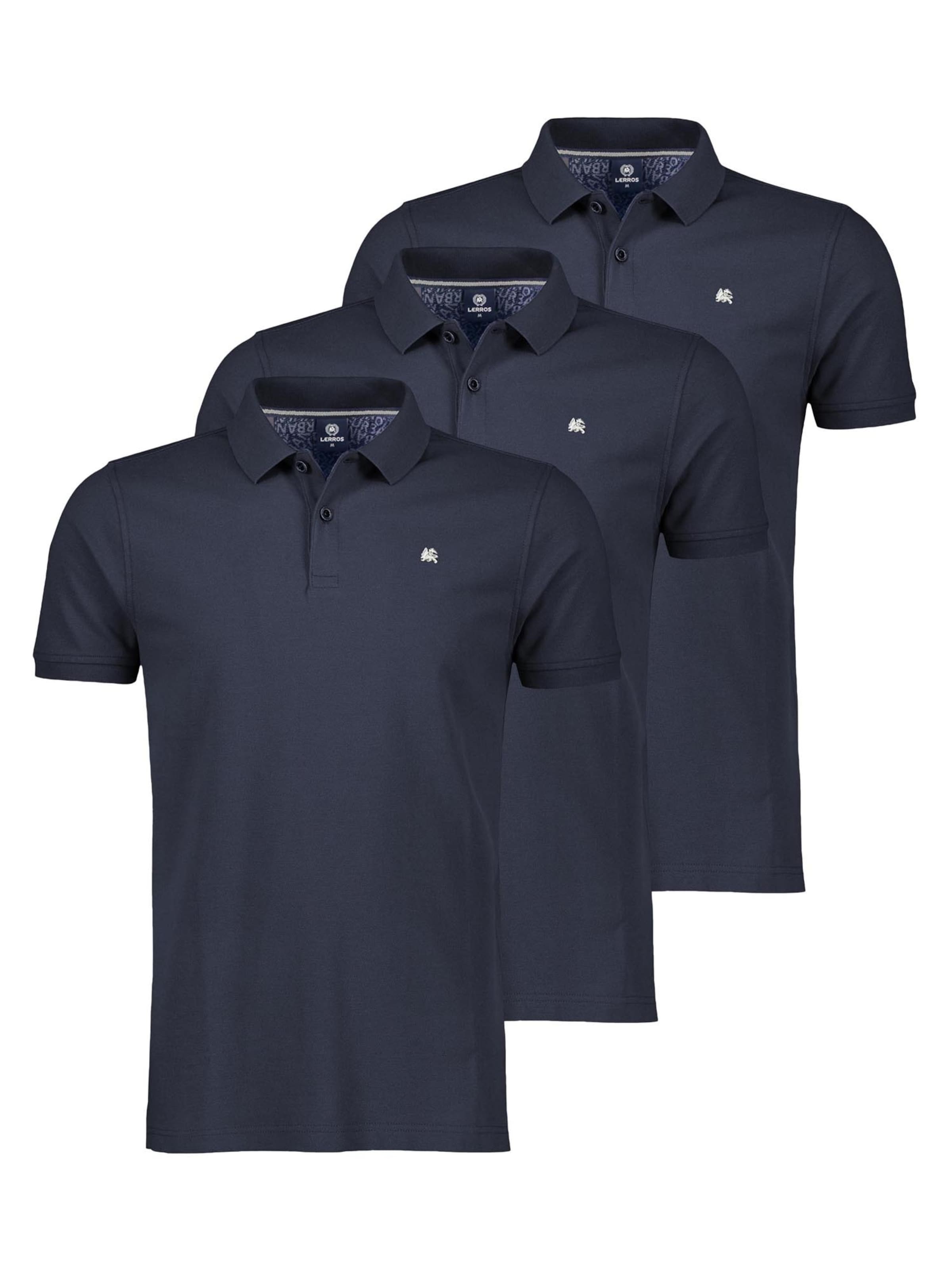 LERROS Shirt 'Basic' in Blue: front