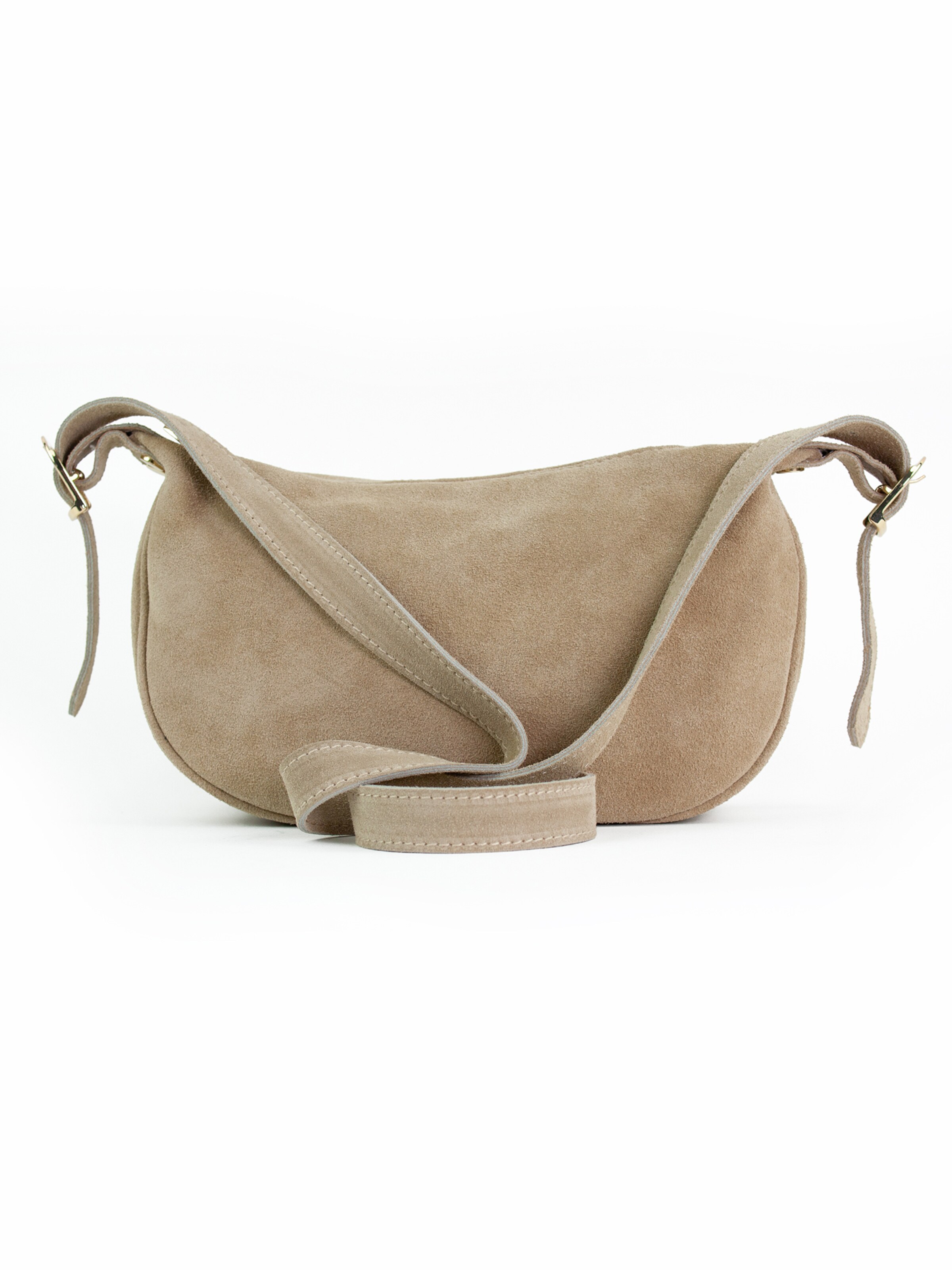 lePelou - Bolso de hombro 'MINA' en beige: frente
