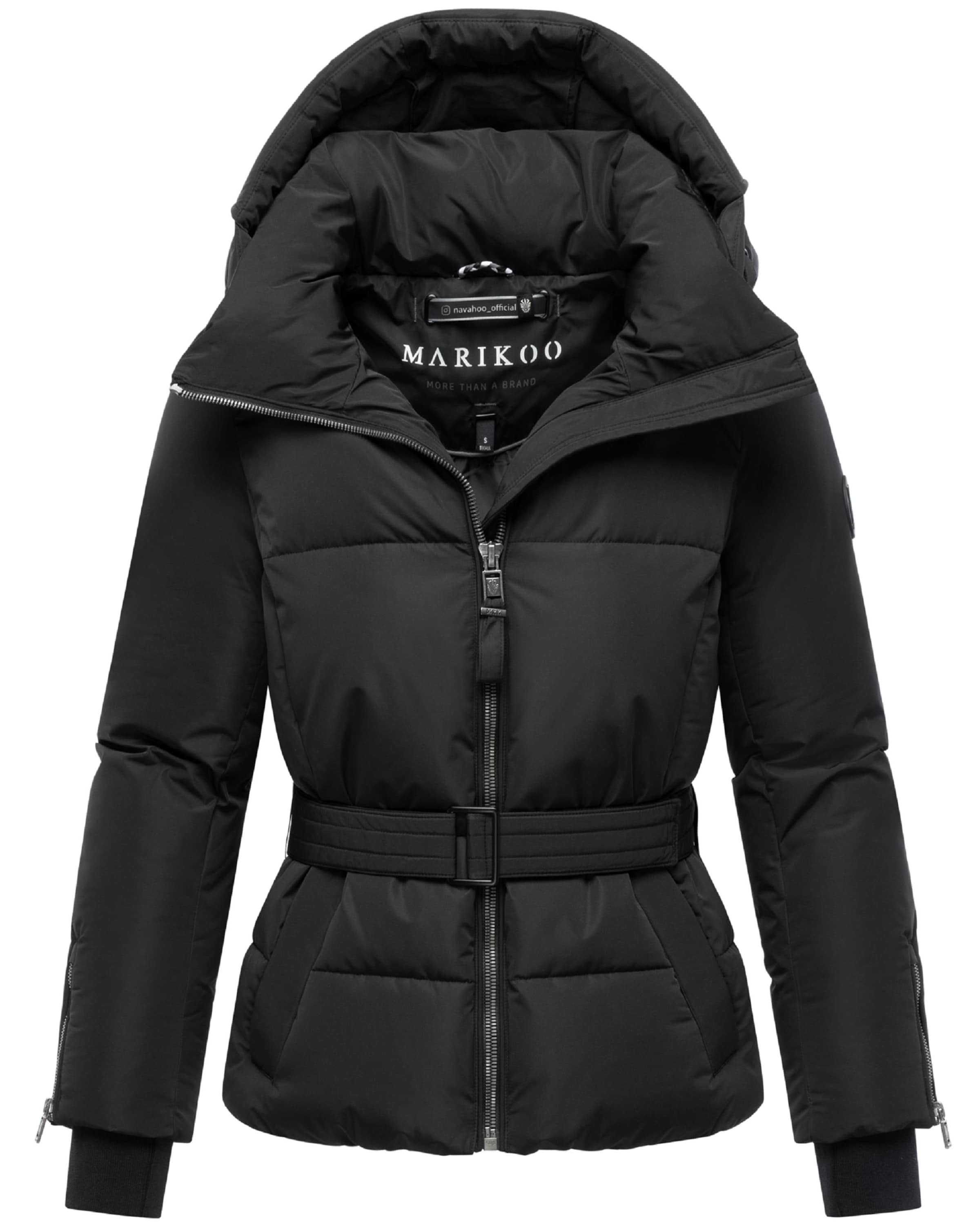 Geacă de iarnă 'Aleyna 16' de la MARIKOO pe negru