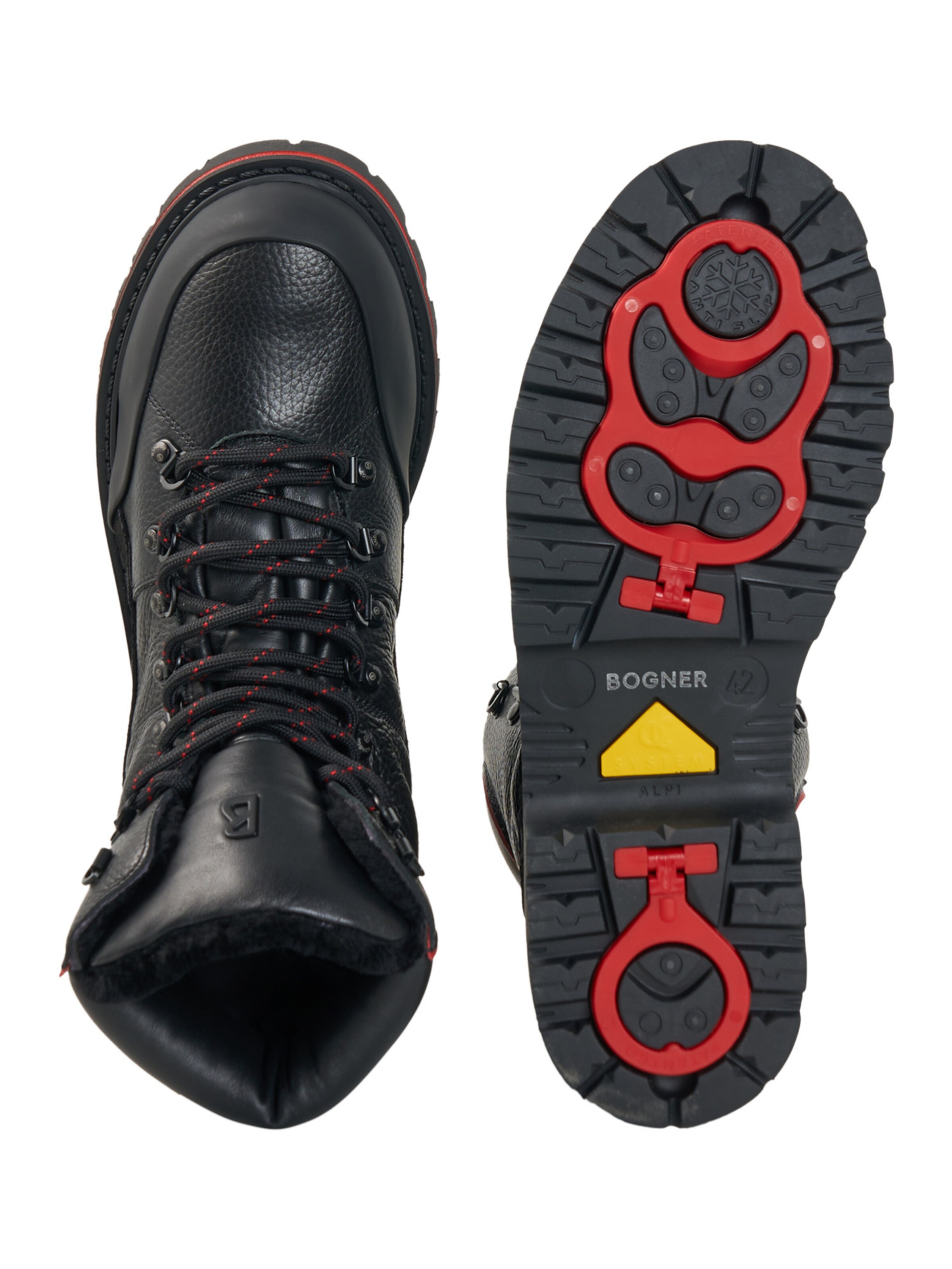 BOGNER Lace-up boots 'Helsinki' in Black