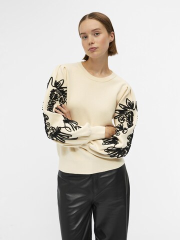 OBJECT Trui 'JOANA' in Beige: voorkant