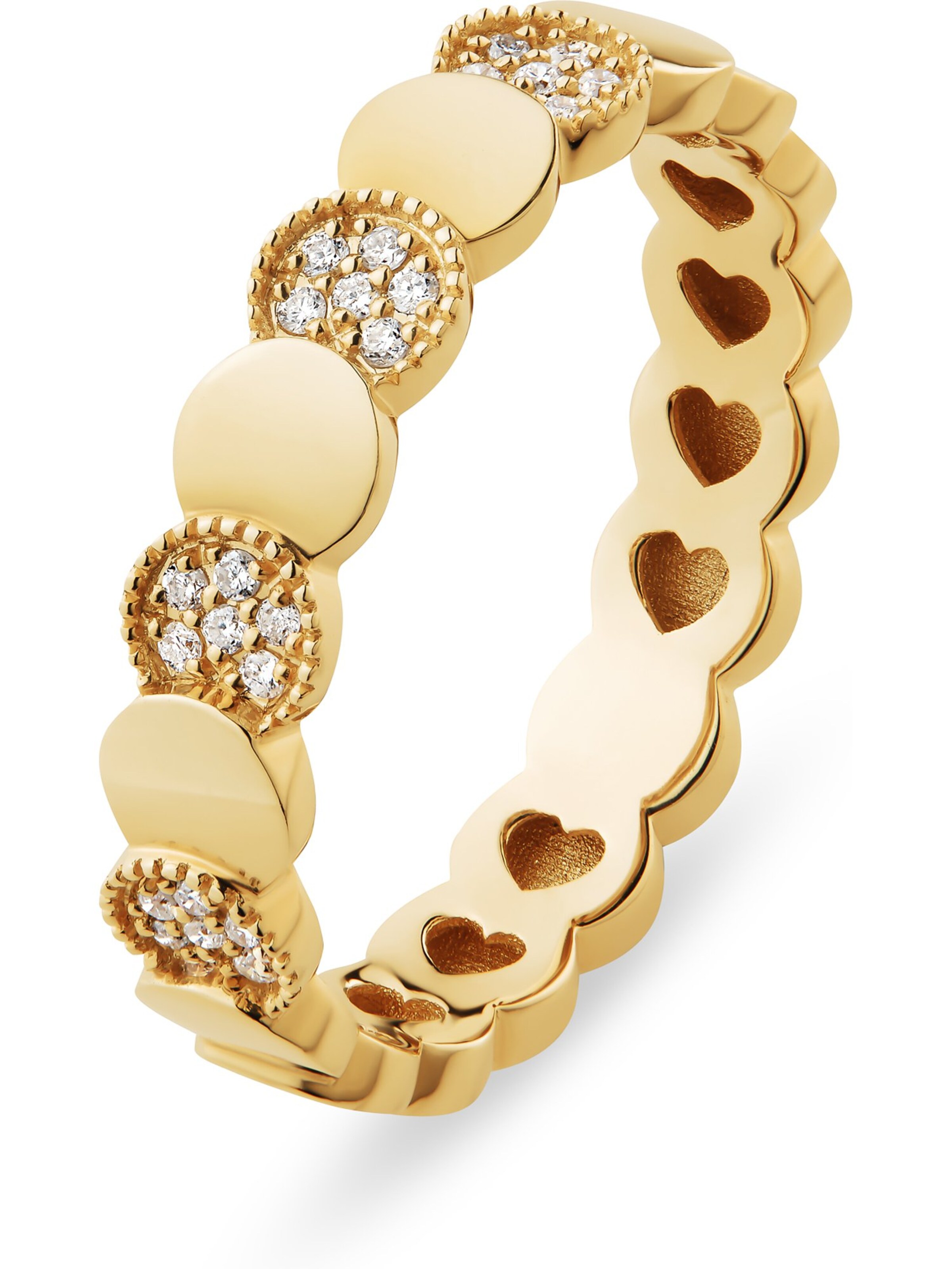 CHRIST Ring in Gold: Vorderseite