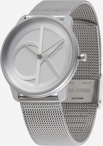 Calvin Klein Analoog horloge in Zilver: voorkant