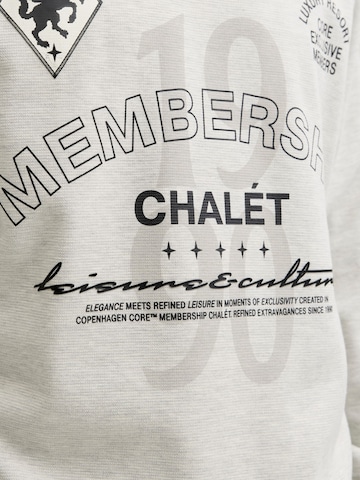 Sweat-shirt JACK & JONES en blanc