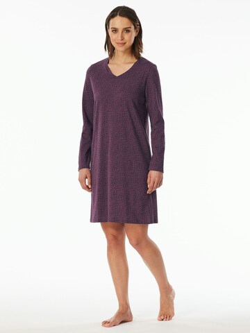 SCHIESSER Slaapshirt ' UNCOVER Nightwear ' in Lila