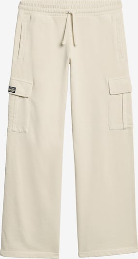 Superdry Pantalon cargo 'Athletic Essentials' en écru, Vue avec produit