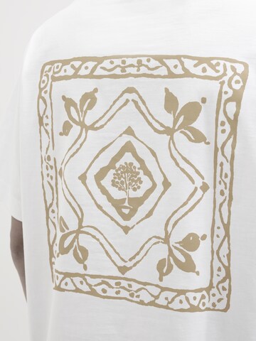 T-Shirt 'JORPAROS EASTER' JACK & JONES en blanc