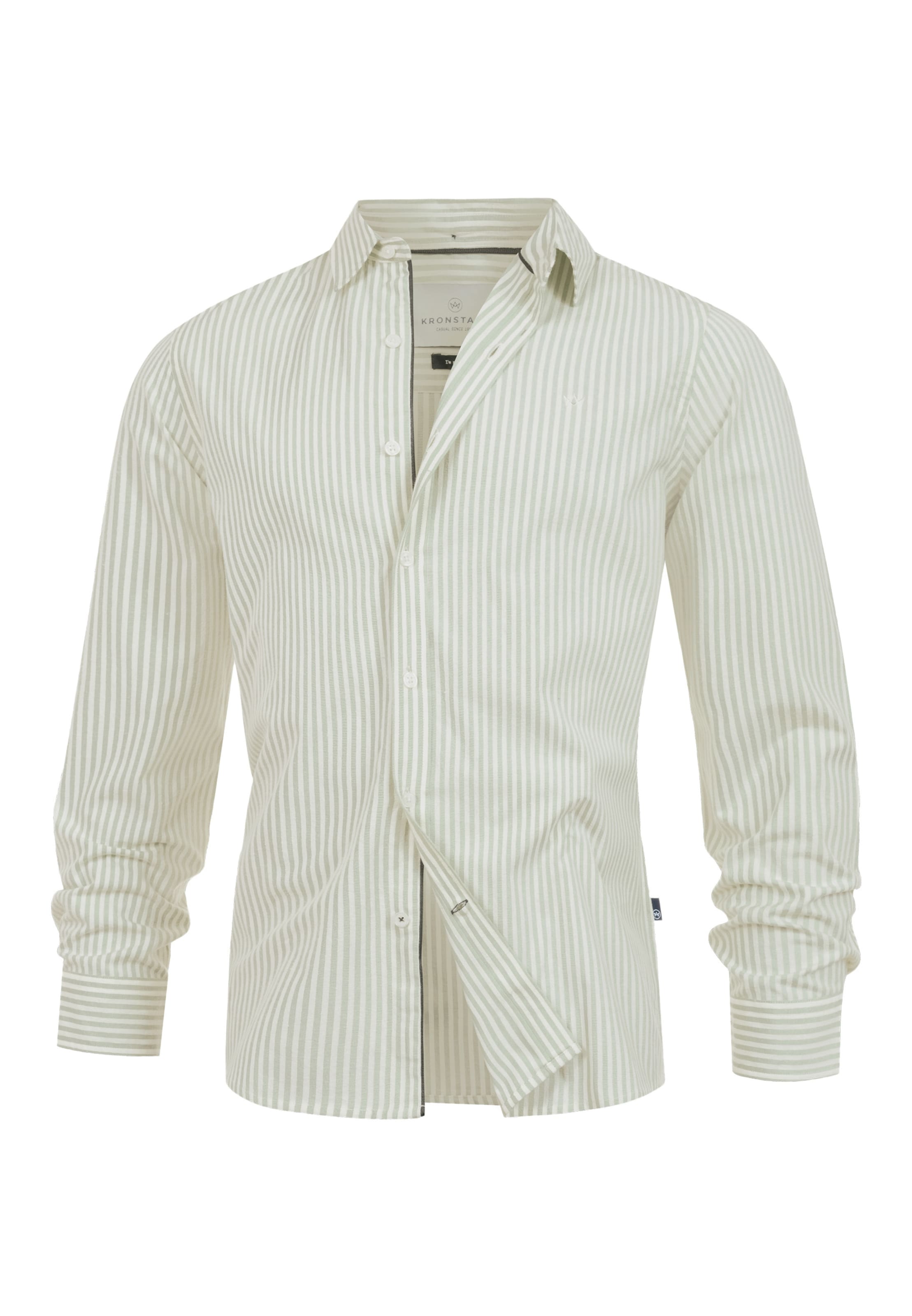 Kronstadt Button Up Shirt 'Tanner' in Green: front