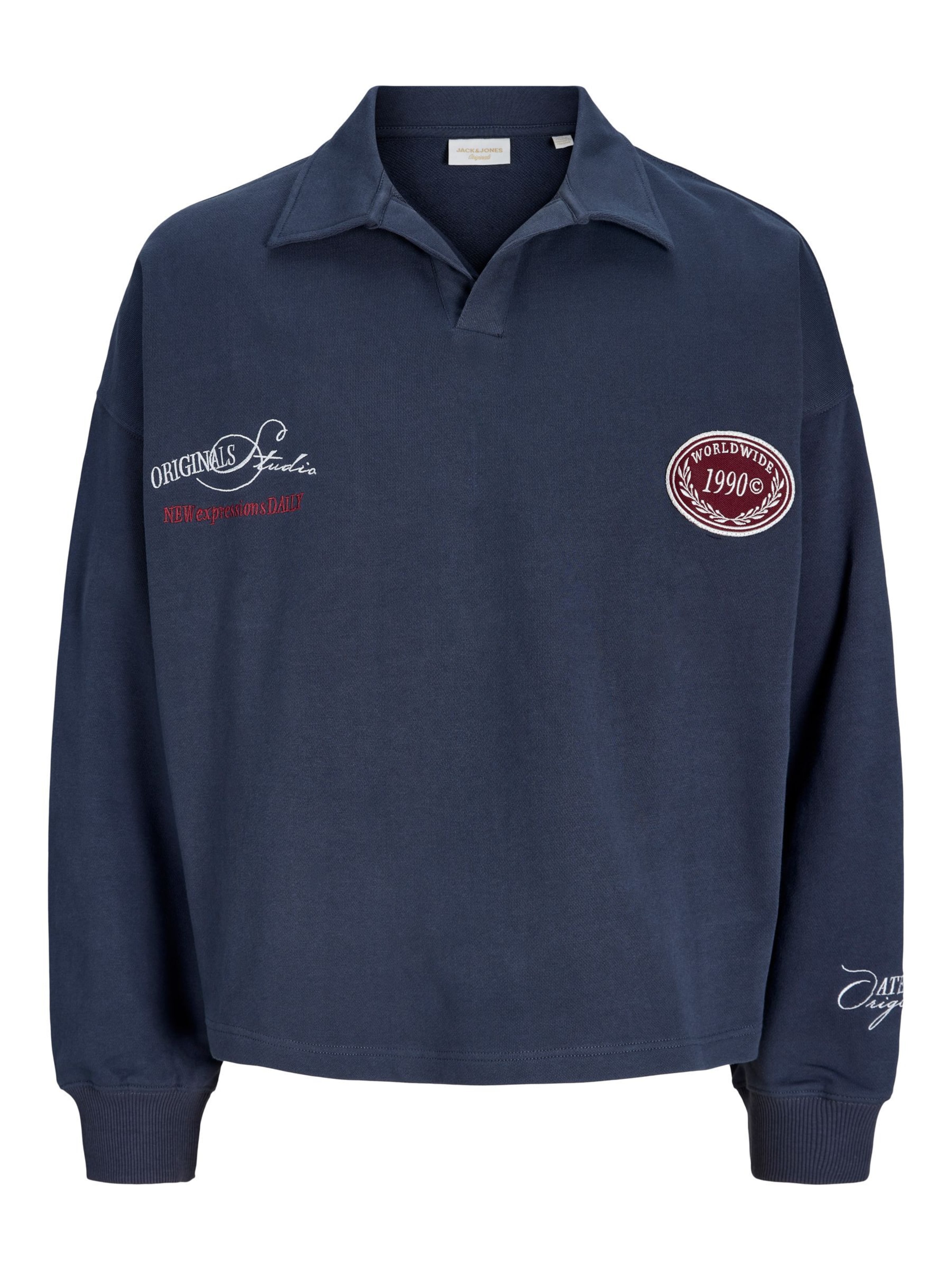 JACK & JONES - Sudadera en azul: frente