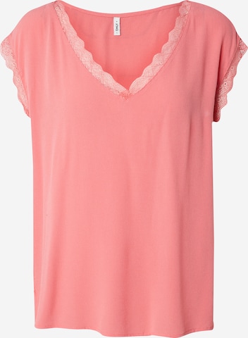 Camicia da donna 'JASMINA' di ONLY in rosa: frontale