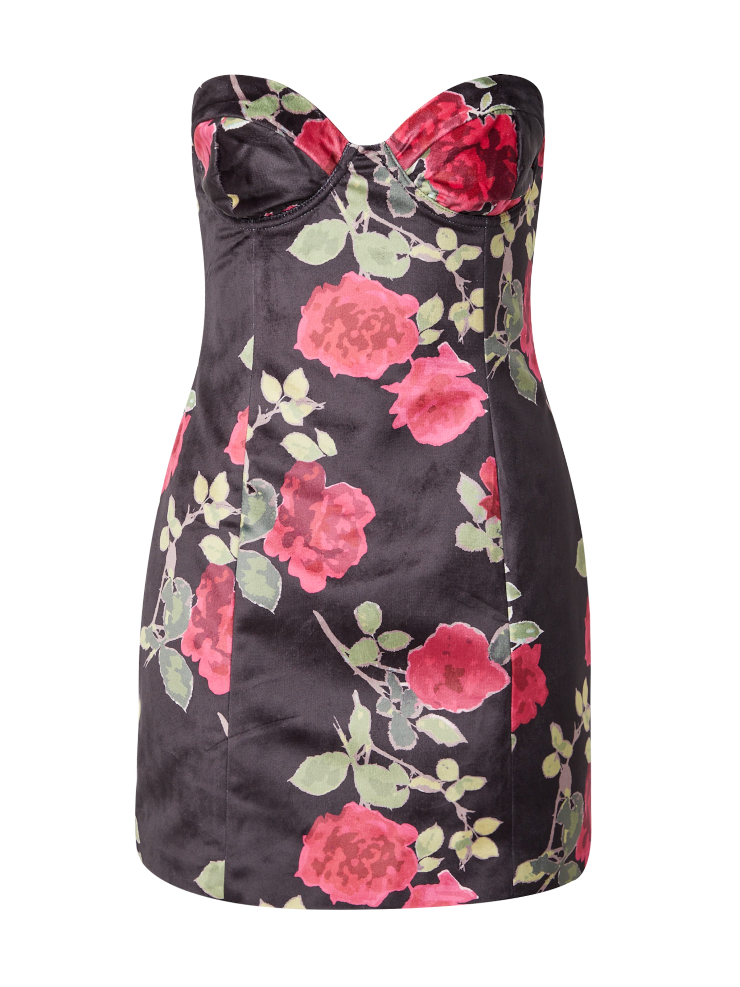 Nasty Gal Коктейльное платье в Черный: спереди