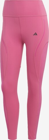 ADIDAS PERFORMANCE Skinny Spodnie sportowe 'Tailored Hiit Luxe ' w kolorze różowy: przód