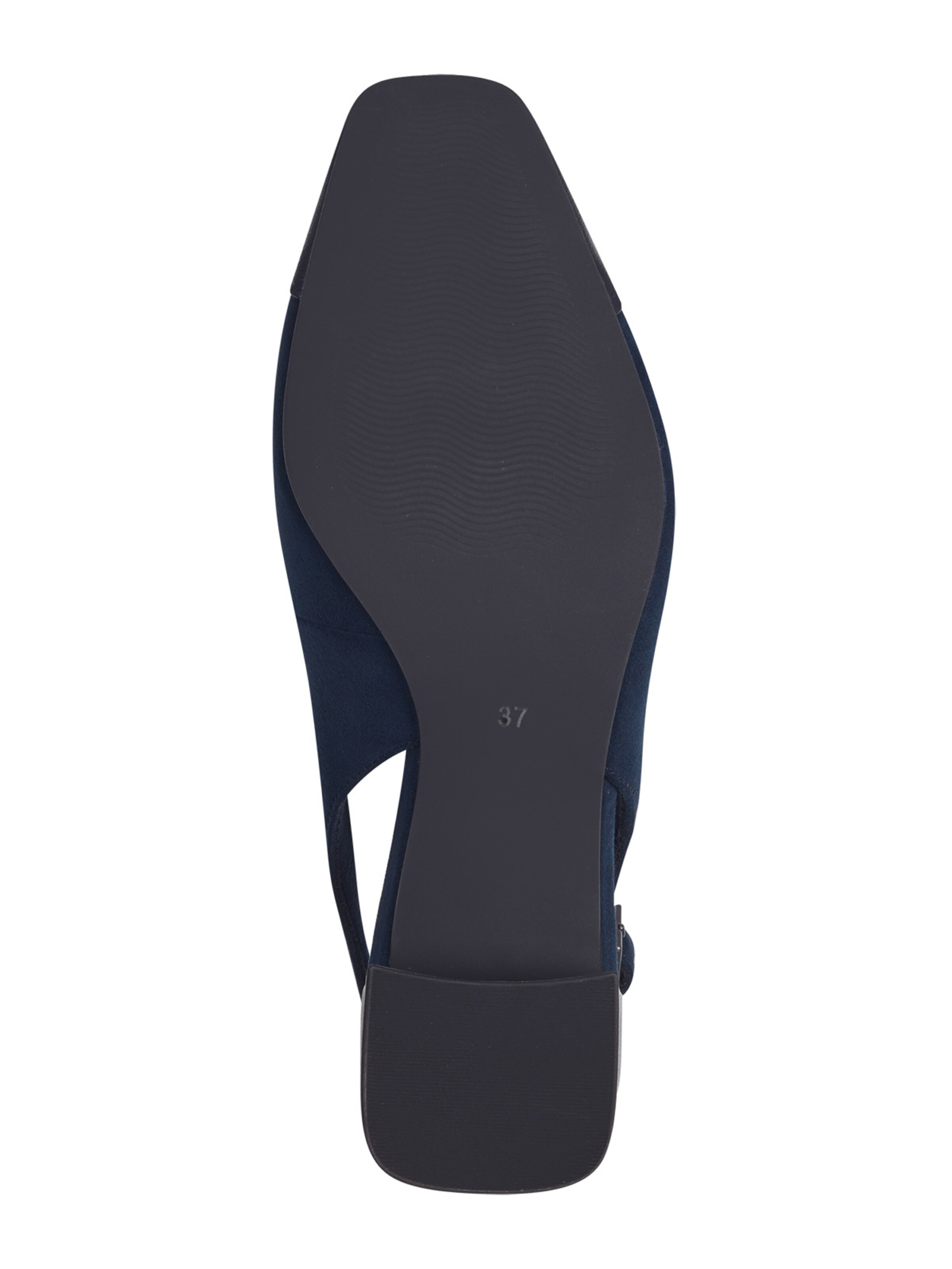 MARCO TOZZI Czółenka z wyciętą piętą w kolorze niebieski