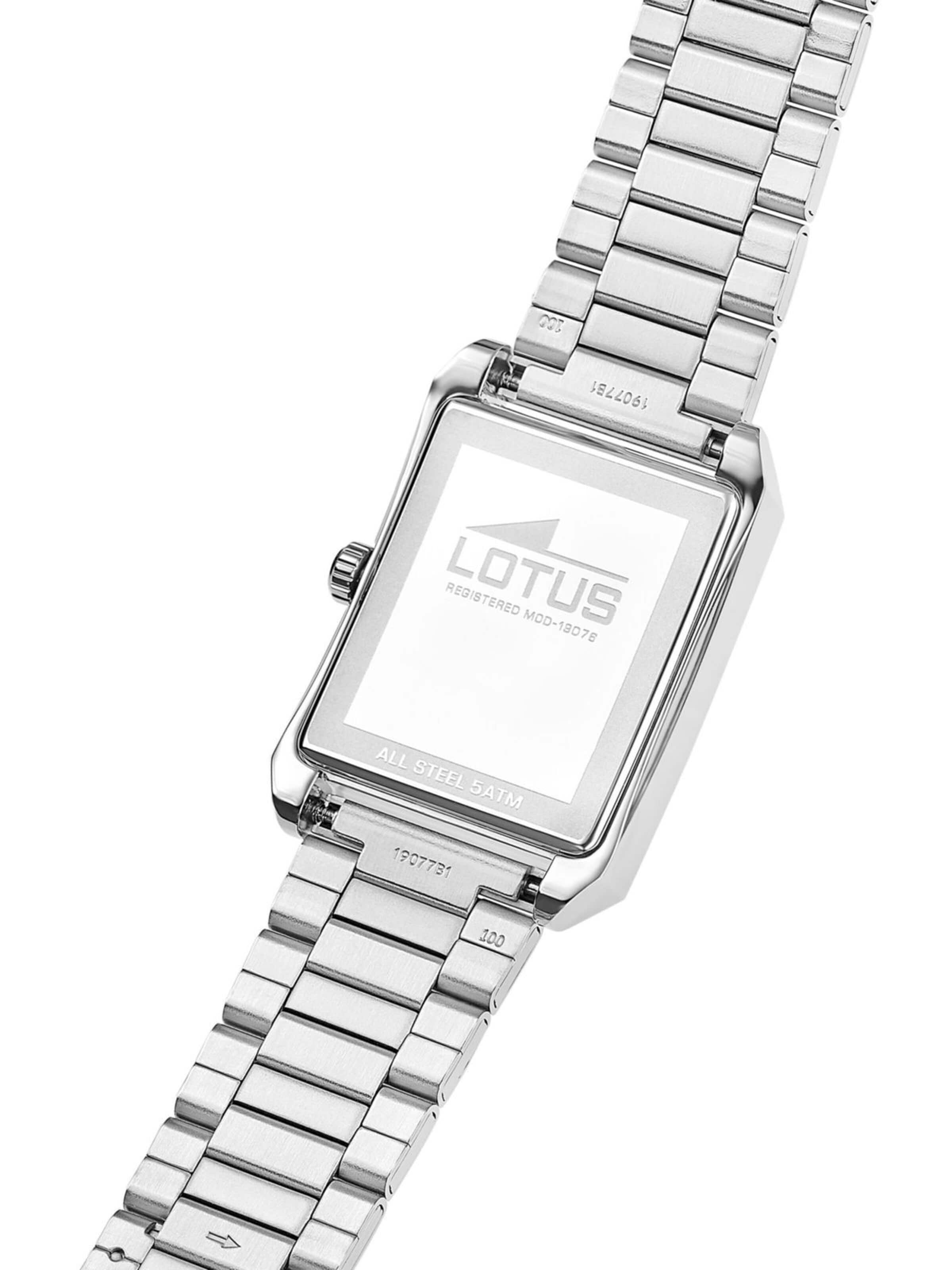 Lotus Analogové hodinky 'Watch Square Series' – stříbrná