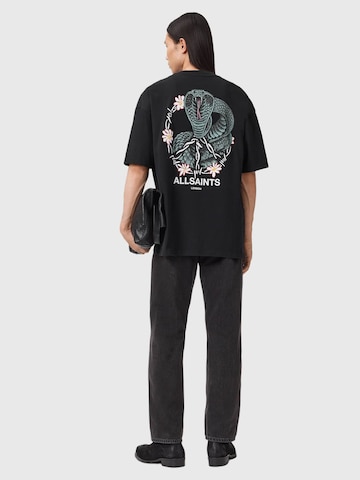 AllSaints - Camiseta 'SNAKEBITE' en negro: frente