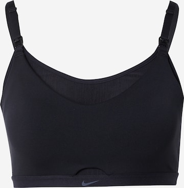 NIKE Bustier Sport-BH 'ALATE' in Schwarz: predná strana