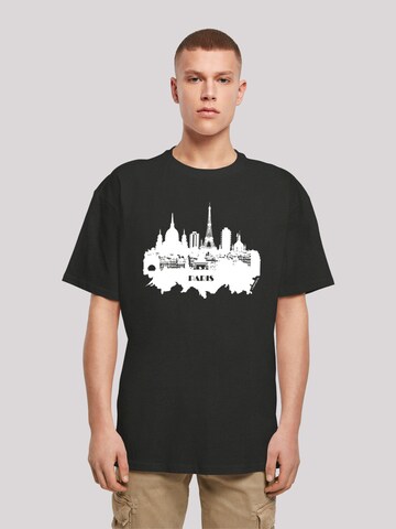 F4NT4STIC Shirt 'Cities' in Black: front