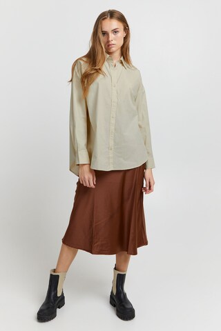 ICHI Bluse 'Stormie' in Beige