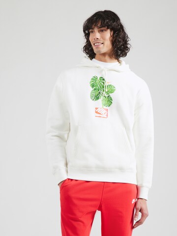 Nike Sportswear Μπλούζα φούτερ 'CLUB HDY' σε μπεζ: μπροστά
