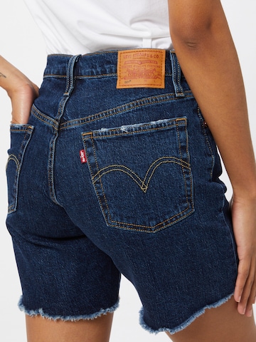 LEVI'S ® Regular Jeans '501 Mid Thigh Short' i blå