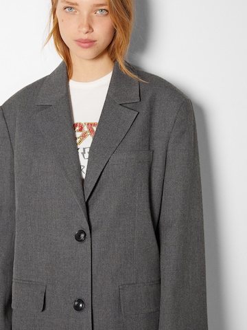 Bershka Blazer in Grey