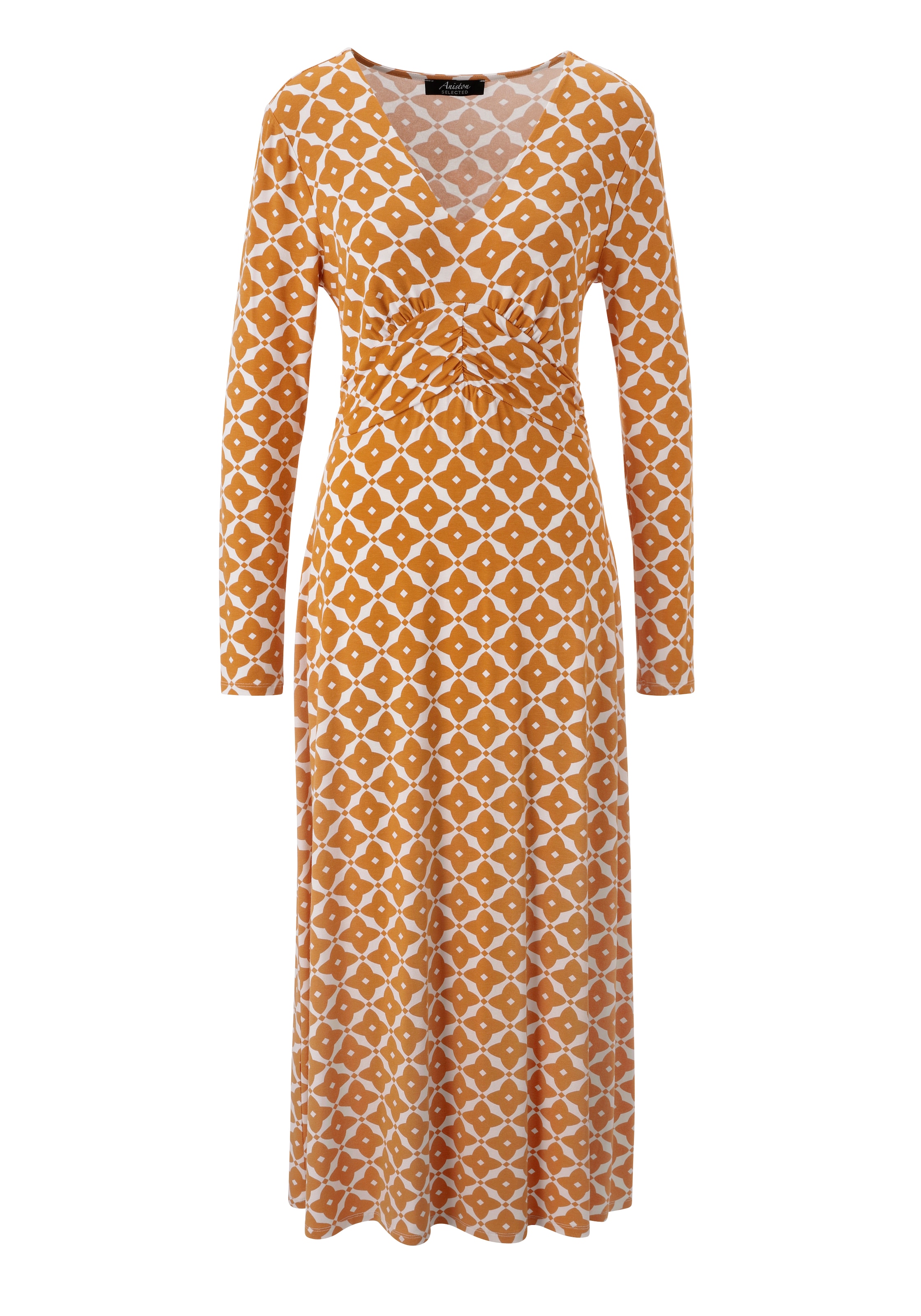 Aniston SELECTED Kleid in Braun: Vorderseite