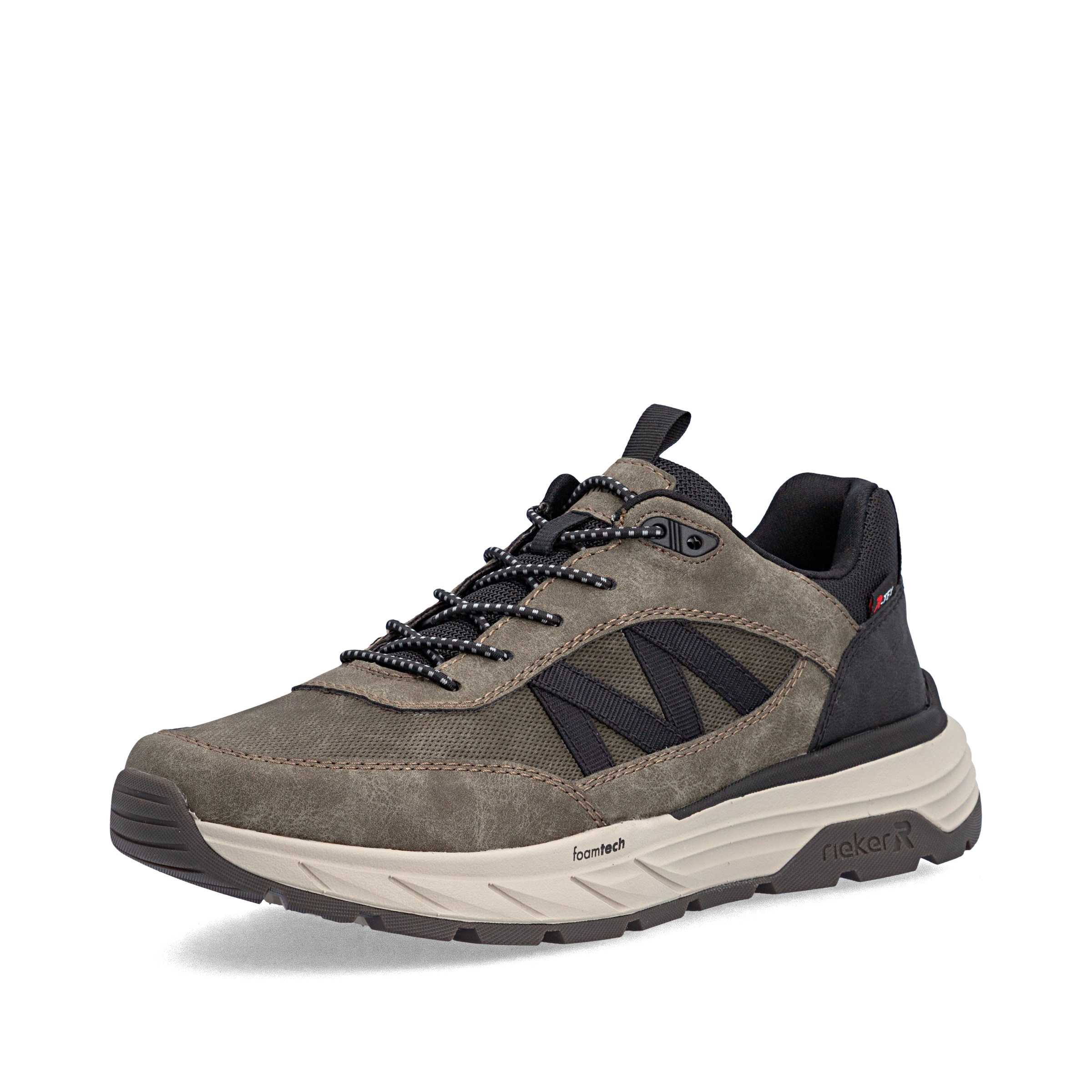 Sneaker bassa di Rieker in marrone: frontale