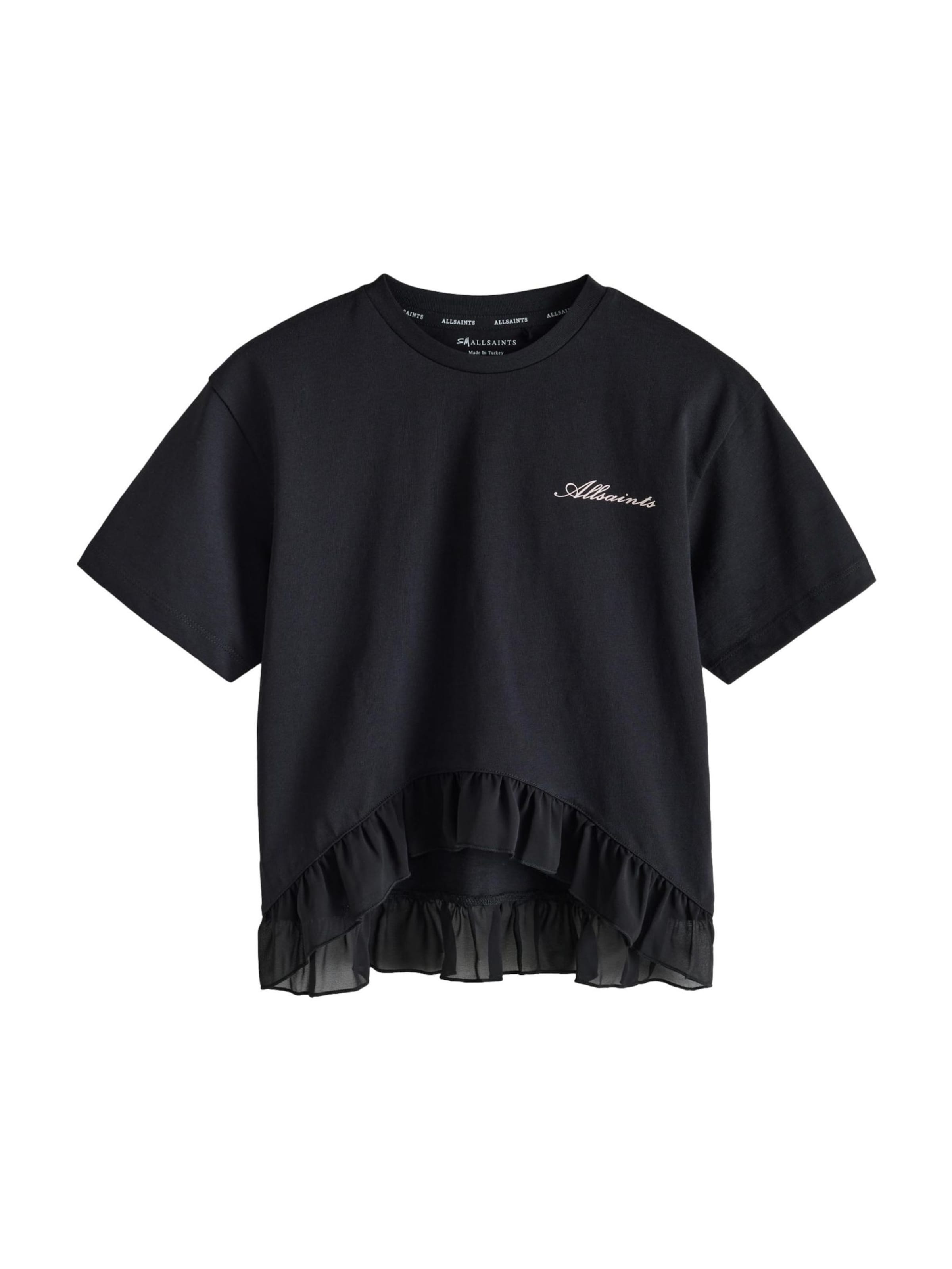 smALLSAINTS - Camiseta en negro: frente