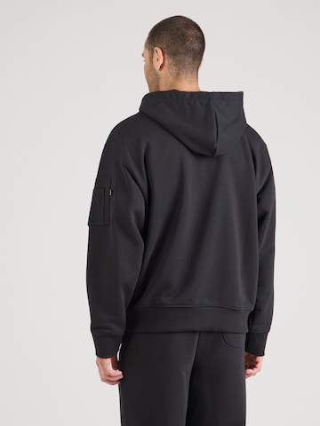 ALPHA INDUSTRIES Bluzka sportowa 'DTM' w kolorze czarny