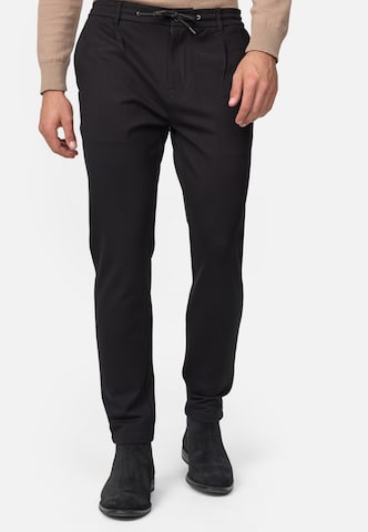 JEFF Regular Chino trousers 'Dyer' in Black: front