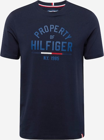 Tricou de la TOMMY HILFIGER pe albastru: față