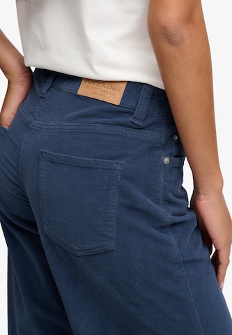Superdry & Co Baggy Broek in Blauw