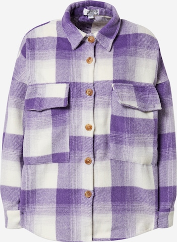 In The Style Between-Season Jacket in Purple: front
