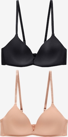 Next Push-up Rintaliivi värissä beige: etupuoli