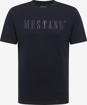 MUSTANG T-Shirt 'Austin' in Blau: Vorderseite