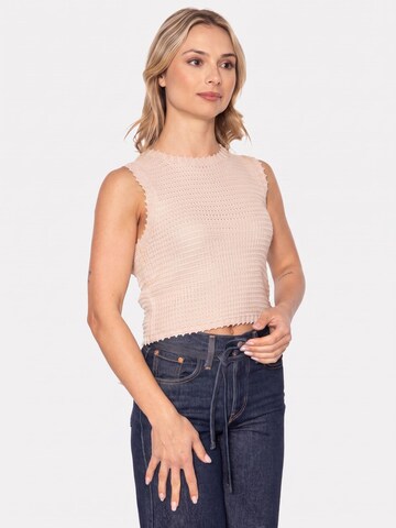 wild pony Knitted top 'Blanco' in Beige